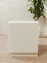 Load image into Gallery viewer, White Post Modern End Table Nightstand
