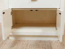 Load image into Gallery viewer, White Post Modern End Table Nightstand
