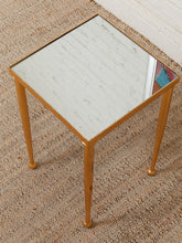 Load image into Gallery viewer, Gold Mirrored Side Table
