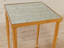 Load image into Gallery viewer, Gold Mirrored Side Table
