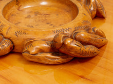 Load image into Gallery viewer, Vintage Crab Wood Bowl
