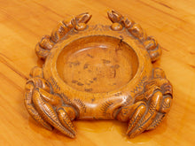 Load image into Gallery viewer, Vintage Crab Wood Bowl

