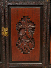 Load image into Gallery viewer, Camphor Wood Dry Bar Cabinet Mid Century Asian Chinoiserie
