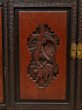 Load image into Gallery viewer, Camphor Wood Dry Bar Cabinet Mid Century Asian Chinoiserie

