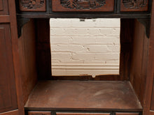 Load image into Gallery viewer, Camphor Wood Dry Bar Cabinet Mid Century Asian Chinoiserie
