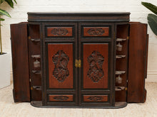 Load image into Gallery viewer, Camphor Wood Dry Bar Cabinet Mid Century Asian Chinoiserie
