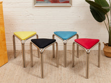 Load image into Gallery viewer, Chrome Stool Set
