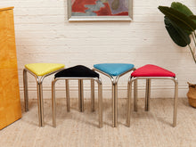 Load image into Gallery viewer, Chrome Stool Set
