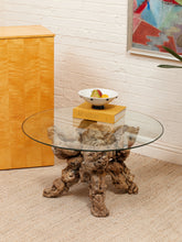 Load image into Gallery viewer, Burlwood Round Coffee Table
