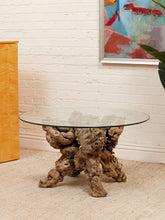Load image into Gallery viewer, Burlwood Round Coffee Table
