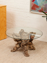 Load image into Gallery viewer, Burlwood Round Coffee Table
