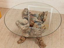 Load image into Gallery viewer, Burlwood Round Coffee Table
