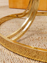 Load image into Gallery viewer, 1970s Round Mid Century Glass &amp; Chrome Coffee Table
