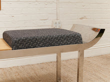 Load image into Gallery viewer, Rare 1970’s Chrome Bench
