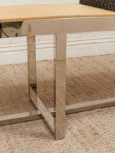 Load image into Gallery viewer, Rare 1970’s Chrome Bench
