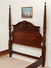 Load image into Gallery viewer, Cherry Wood Four Poster Bed - Vintage Late 20th Century
