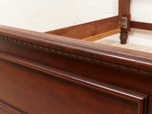 Load image into Gallery viewer, Cherry Wood Four Poster Bed - Vintage Late 20th Century
