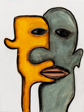 Load image into Gallery viewer, Dual Presence Original Painting by Julio De La Concha
