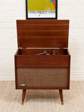Load image into Gallery viewer, Vintage Mid-Century Record Console Cabinet
