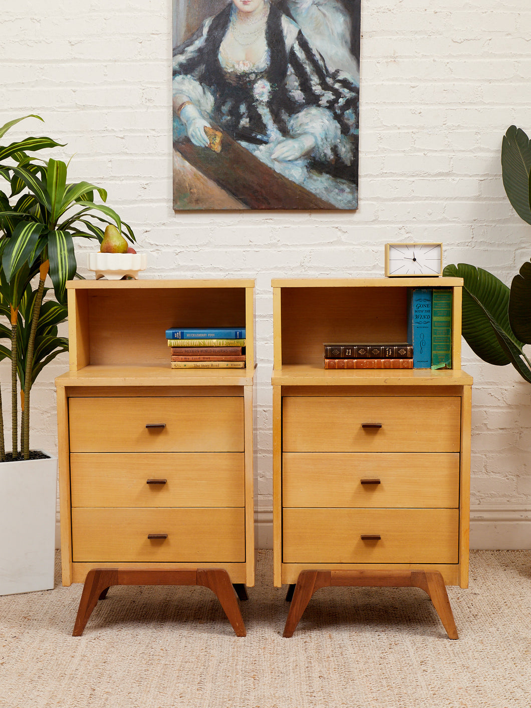 Johnson Carper 'Fashion Trend' Bedside Tables – Sunbeam Vintage