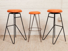 Load image into Gallery viewer, Orange Mid Century Bar Set 4 pieces

