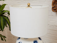 Load image into Gallery viewer, Blue Polk A Dot Lamp
