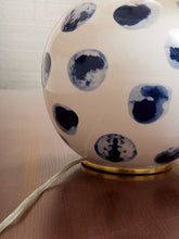 Load image into Gallery viewer, Blue Polk A Dot Lamp
