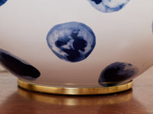 Load image into Gallery viewer, Blue Polk A Dot Lamp

