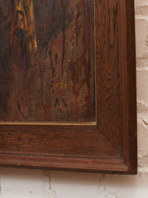 Load image into Gallery viewer, The Carrier Figurative Portrait Painting in Earth Tones  Signed by Svel 1977
