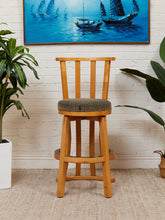Load image into Gallery viewer, Wood Bar Stool
