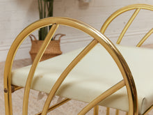 Load image into Gallery viewer, Gold Vanity Stool
