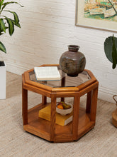 Load image into Gallery viewer, Smoked Glass End Table
