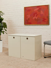 Load image into Gallery viewer, White Post Modern 2 Drawer End Table
