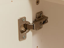 Load image into Gallery viewer, White Post Modern 2 Drawer End Table

