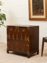 Load image into Gallery viewer, Korean Brass-Mounted Hardwood Bandaji Chest
