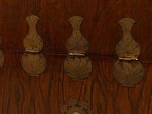 Load image into Gallery viewer, Korean Brass-Mounted Hardwood Bandaji Chest
