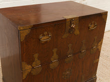 Load image into Gallery viewer, Korean Brass-Mounted Hardwood Bandaji Chest
