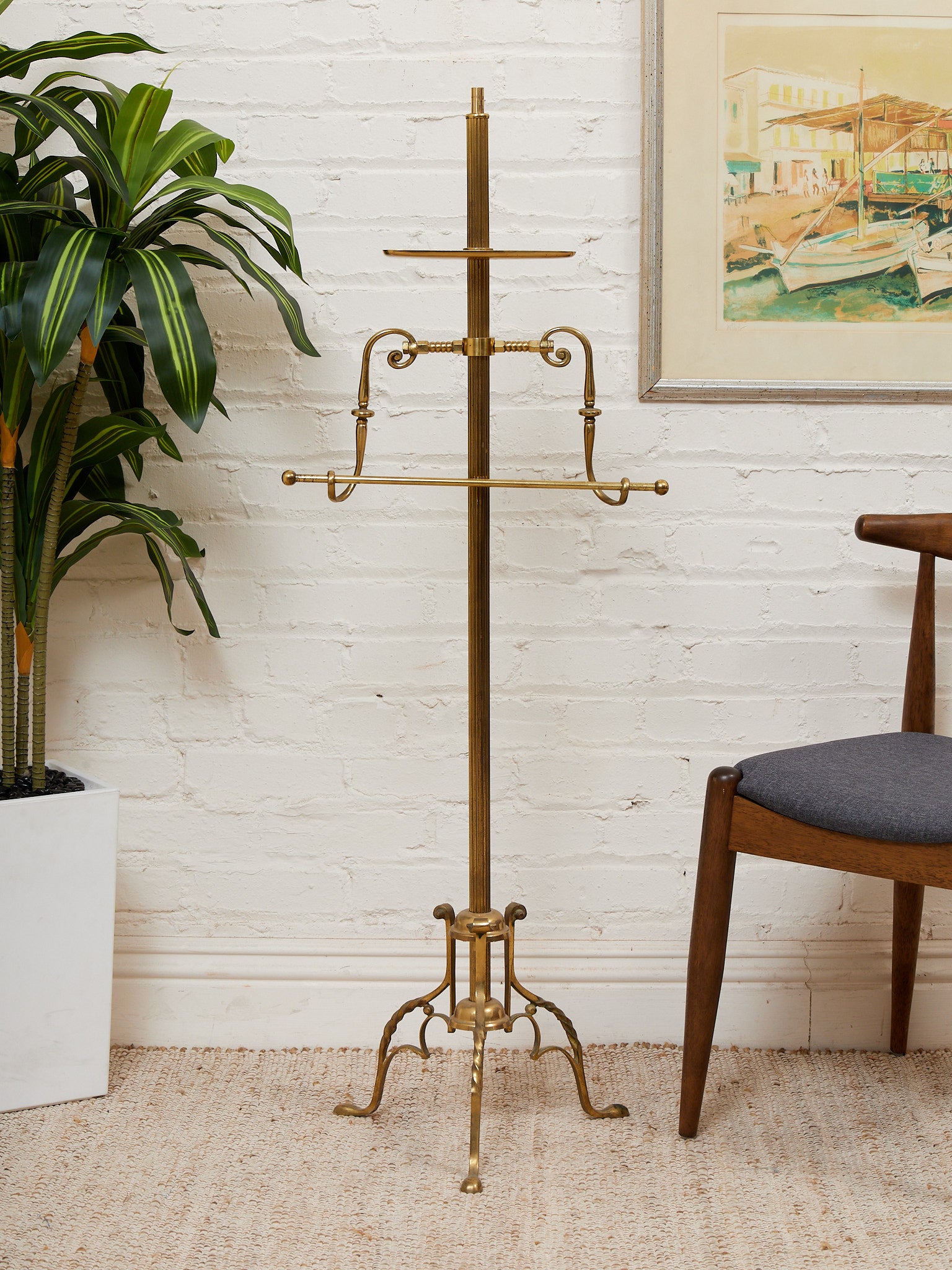 90's «Coat hanger » vintage デザイナーズ Postmodern wall-mounted coat hanger in the shape of a human, 1990s