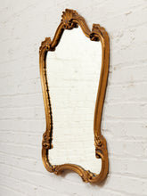 Load image into Gallery viewer, Gold Ornate Vintage Mirror
