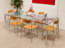 Load image into Gallery viewer, Seccose Mario Hasuike Italian Glass Dining Table with 6 chairs
