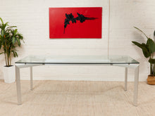 Load image into Gallery viewer, Seccose Mario Hasuike Italian Glass Dining Table with 6 chairs
