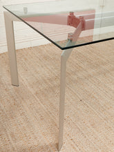 Load image into Gallery viewer, Seccose Mario Hasuike Italian Glass Dining Table with 6 chairs
