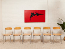 Load image into Gallery viewer, Seccose Mario Hasuike Italian Glass Dining Table with 6 chairs
