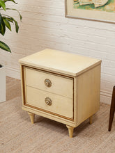 Load image into Gallery viewer, Double Drawer Flower Drawer Pull Table
