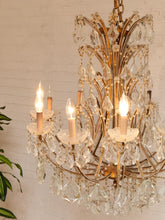 Load image into Gallery viewer, Maria Theresa Antique Crystal Large Chandelier
