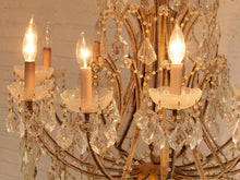 Load image into Gallery viewer, Maria Theresa Antique Crystal Large Chandelier
