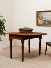 Load image into Gallery viewer, Antique Primitive Drop Leaf Dining Table

