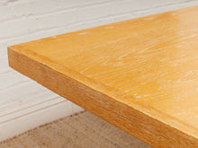 Load image into Gallery viewer, Oak Dining Table with Sculptural Iron Base
