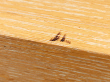 Load image into Gallery viewer, Oak Dining Table with Sculptural Iron Base
