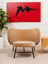 Load image into Gallery viewer, Pebble Sculptural Velvet Lounge Chair

